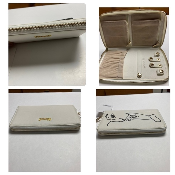 Chrisil OFF WHITE JEWELRY TRAVEL WALLET HANDMADE - Picture 11 of 16